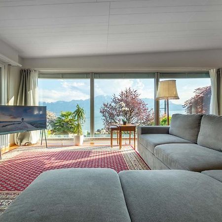 Rooms In Splendid Apartment With Parking-Stunning Lake View มงเทรอซ์ ภายนอก รูปภาพ