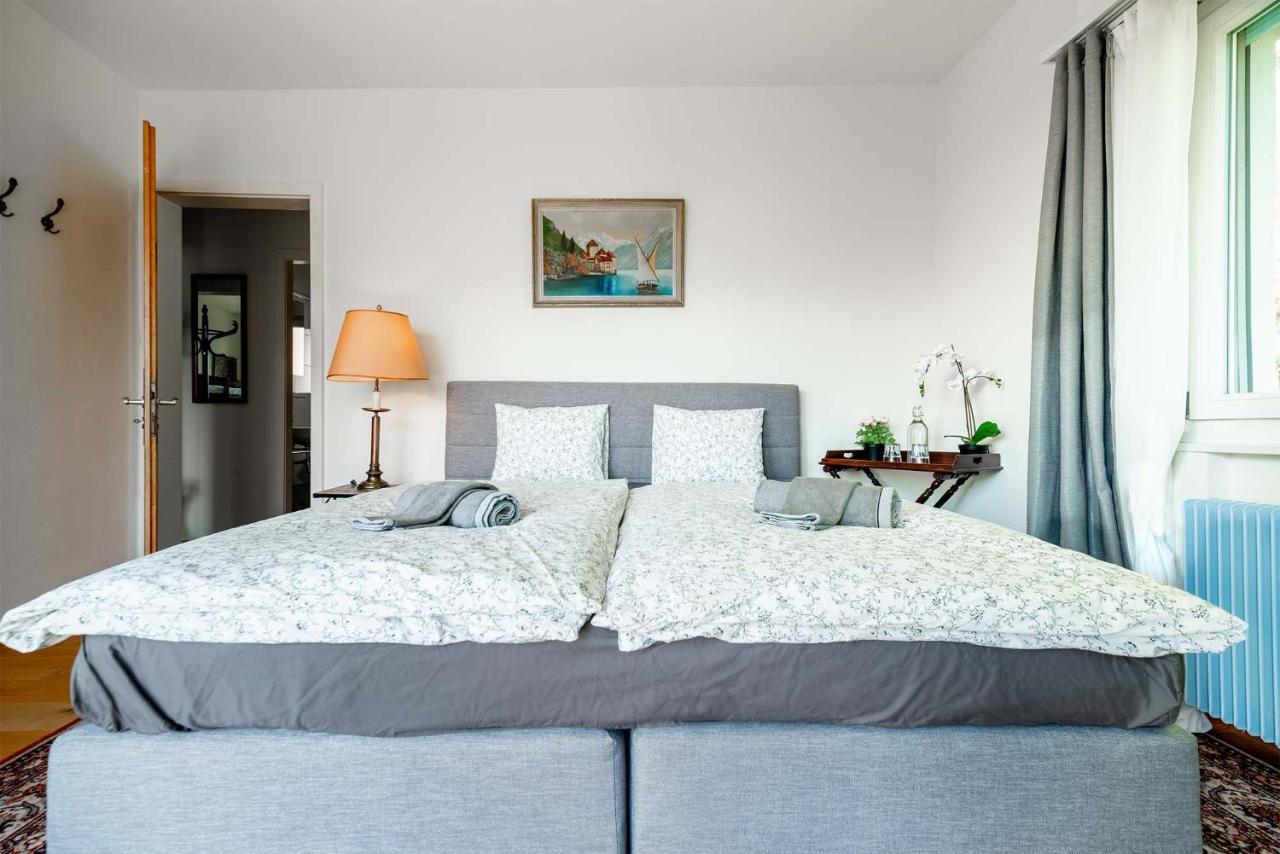 Rooms In Splendid Apartment With Parking-Stunning Lake View มงเทรอซ์ ภายนอก รูปภาพ